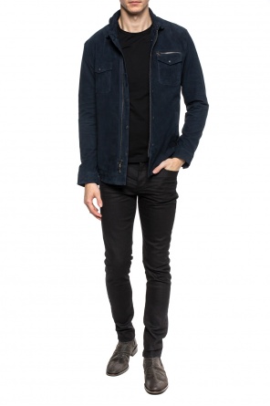 Suede jacket with pockets, zdjęcie 2 Suede jacket with pockets od John Varvatos